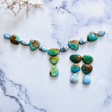 Small Mixed Mixed Mixed Turquoise, Set of 19 Background