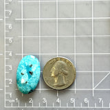 Large Sky Blue Oval Ithaca Peak Turquoise Dimensions