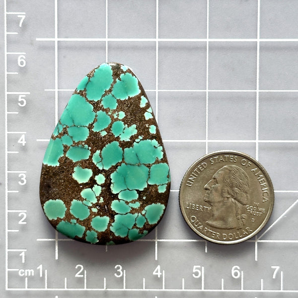 Large Bamboo Green Teardrop Bamboo Mountain Turquoise Dimensions