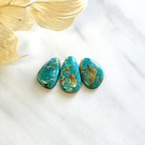 Medium Sky Blue Mixed Royston Turquoise, Set of 3 Background