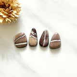 Medium Red Mixed White Buffalo Dolomite, Set of 4 Background