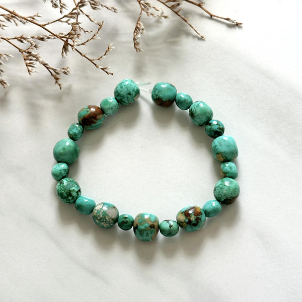 Sea Green Fox Turquoise Nugget Beads - Turquoise Moose