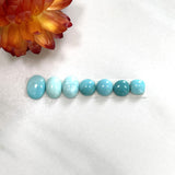 Small Sky Blue Mixed Mixed Turquoise, Set of 7 Background