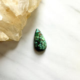 Large Sea Green Teardrop Bamboo Mountain Turquoise Background
