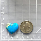 Large Sky Blue Heart Ithaca Peak Turquoise Dimensions