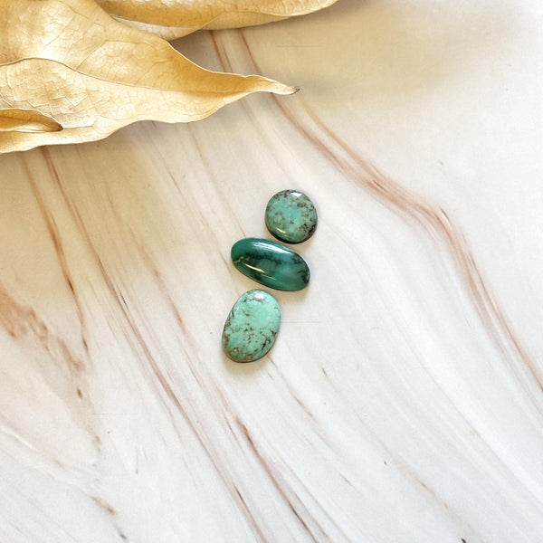 Small Mixed Mixed Mixed Turquoise, Set of 3 Background