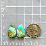 Large Mixed Teardrop Royston Turquoise, Set of 2 Dimensions
