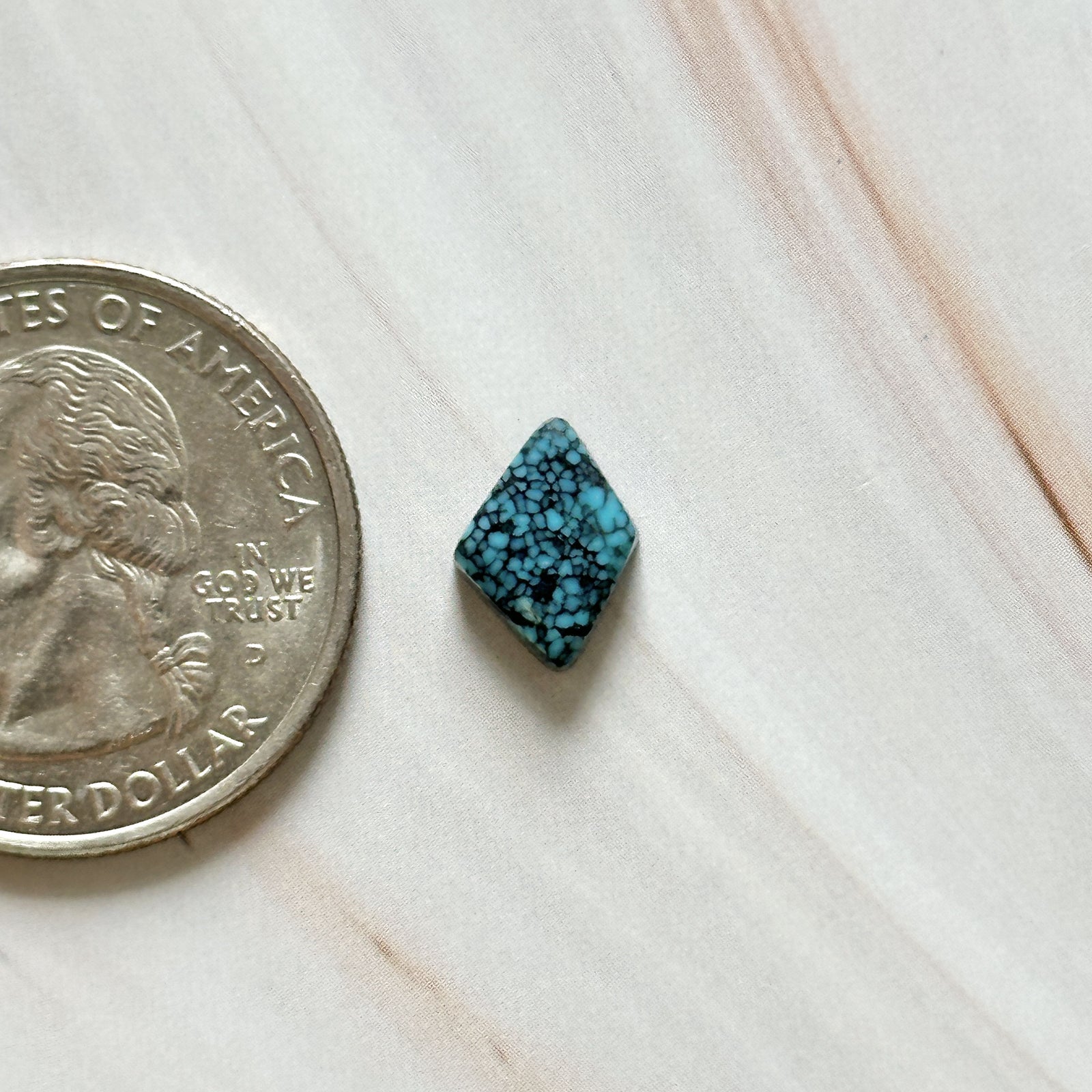 Small Ocean Blue Diamond Lander Blue Turquoise - Turquoise Moose