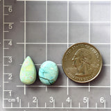 Small Mixed Mixed Sand Hill Turquoise, Set of 2 Dimensions