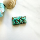 Medium Sea Green Square Namtso Lake Turquoise, Set of 2 Background