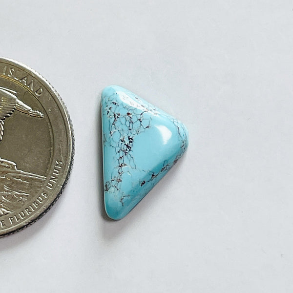  L15 x W13 x H4 Sky Blue Triangle Bisbee Turquoise Dimensions