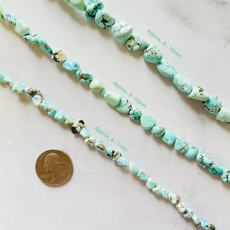 Lone Mountain Turquoise Nugget Beads