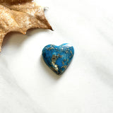 Large Ocean Blue Heart Ithaca Peak Turquoise Background
