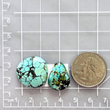 Large Sky Blue Mixed Number 8 Turquoise, Set of 2 Dimensions