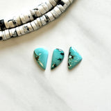 Small Sky Blue Freeform Kingman Turquoise, Set of 3 Background