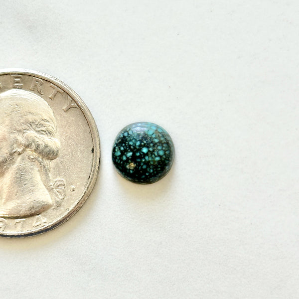 Small Deep Blue Round Lander Blue Turquoise Dimensions