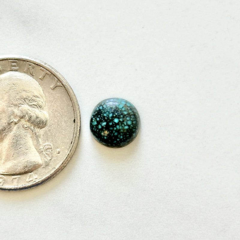 Small Deep Blue Round Lander Blue Turquoise Dimensions