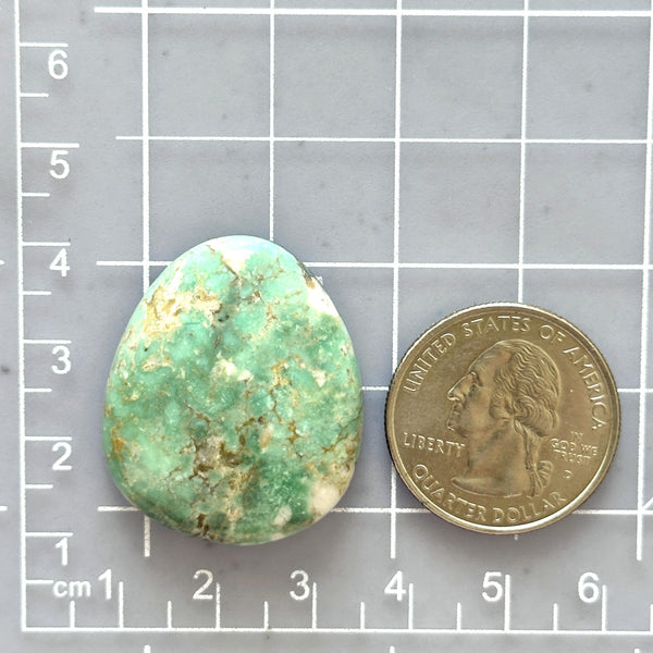 Large Mint Green Freeform Broken Arrow Variscite Dimensions