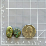 Large Mixed Oval Carico Lake Turquoise, Set of 2 Dimensions