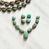 Small Sky Blue Mixed Number 8 Turquoise, Set of 13 Background