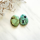 Large Mixed Freeform Treasure Mountain Turquoise, Set of 2 Background