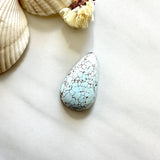 Large Faint Blue Teardrop Sand Hill Turquoise Background