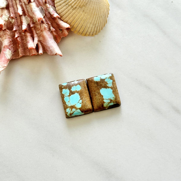 Small Sky Blue Bar Royston Turquoise, Set of 2 Background