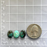 Small Mixed Mixed Carico Lake Turquoise, Set of 3 Dimensions