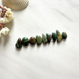 Small Sea Green Mixed Mixed Turquoise, Set of 9 Background
