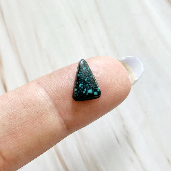 Small Ocean Blue Triangle Lander Blue Turquoise Background