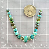 Small Mixed Mixed Lone Mountain Turquoise, Set of 23 Dimensions