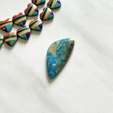 Large Sky Blue Freeform Ithaca Peak Turquoise Background