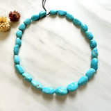 Sky Blue Sleeping Beauty Turquoise Nugget Beads Background