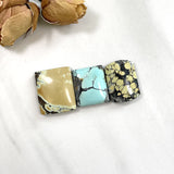 Medium Mixed Bar Mixed Turquoise, Set of 3 Background