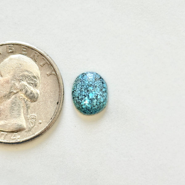 Small Sky Blue Oval Lander Blue Turquoise Dimensions