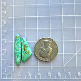 Medium Sea Green Mixed Crescent Lake Variscite, Set of 2 Dimensions