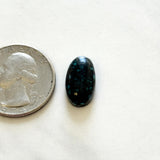 Medium Deep Blue Oval Yungai Turquoise Dimensions