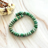 Sea Green Lucid Variscite Nugget Beads Background