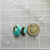 Large Sky Blue Oval Ithaca Peak Turquoise, Set of 2 Dimensions