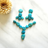 Small Sky Blue Mixed Lone Mountain Turquoise, Set of 19 Background