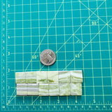 Medium Mint Green Square Green Serpentine Serpentine, Set of 12 Dimensions