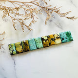 Small Mixed Bar Mixed Turquoise, Set of 10 Background