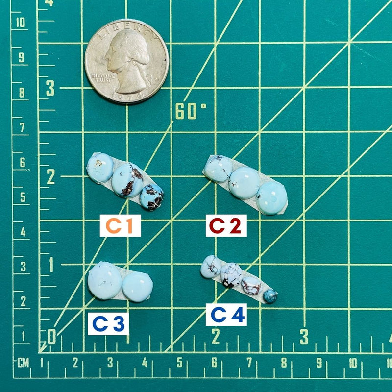 2. Small Mixed Golden Hills, Set of 3 - 082523