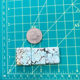 Large Sky Blue Bar Wild Horse Turquoise, Set of 3 Dimensions