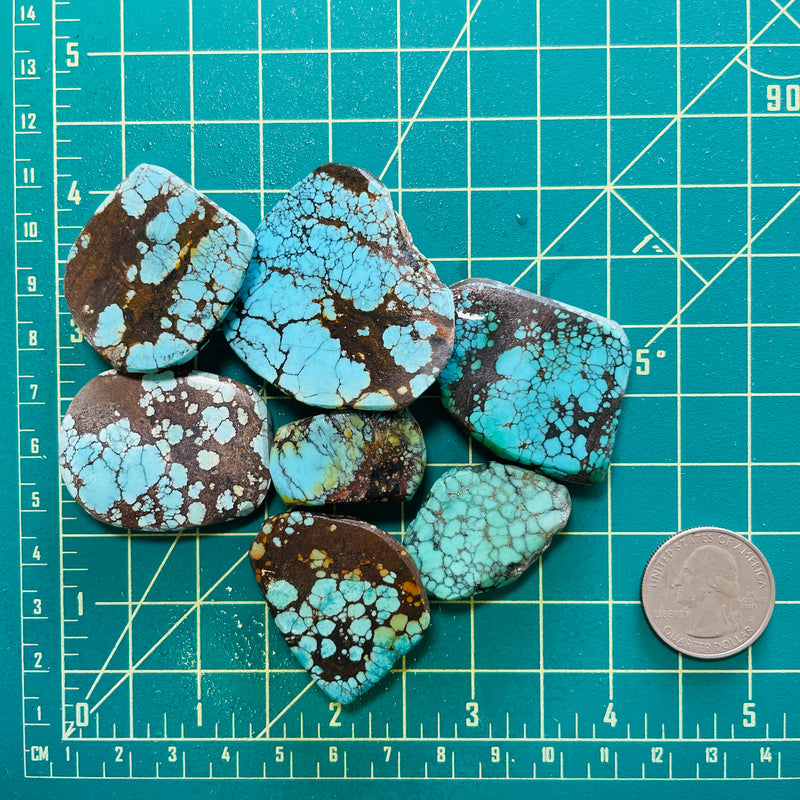 Sky Blue Rough Natural Yungai Turquoise Slabs Extra