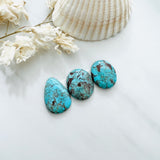 Medium Sky Blue Mixed Prince Egyptian Turquoise, Set of 3 Background