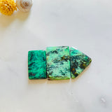 Large Mint Green Mixed Crescent Lake Variscite, Set of 3 Background