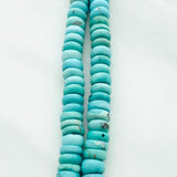 Small Faint Blue Rondelle Yungai, Set of 130 Extra