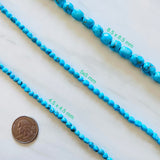 Sky Blue Blue Ridge Turquoise Smooth Nugget Beads