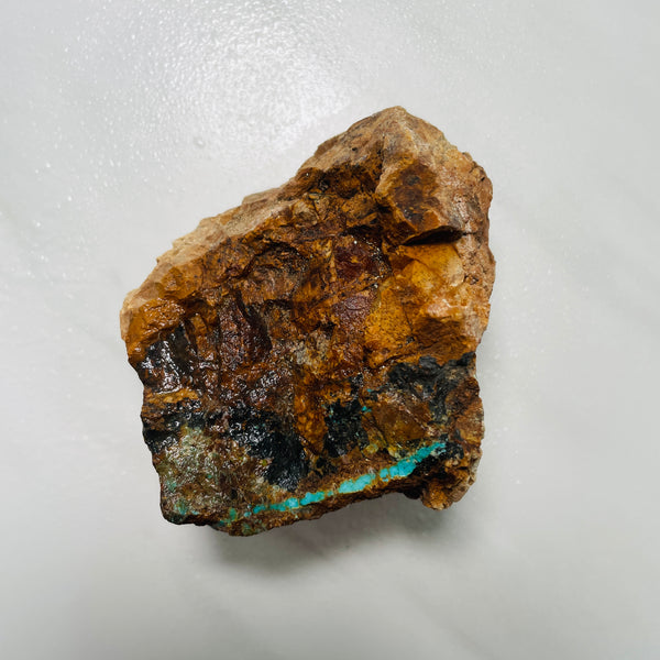 Earth Brown Rough Natural Royston Turquoise Chunk Background